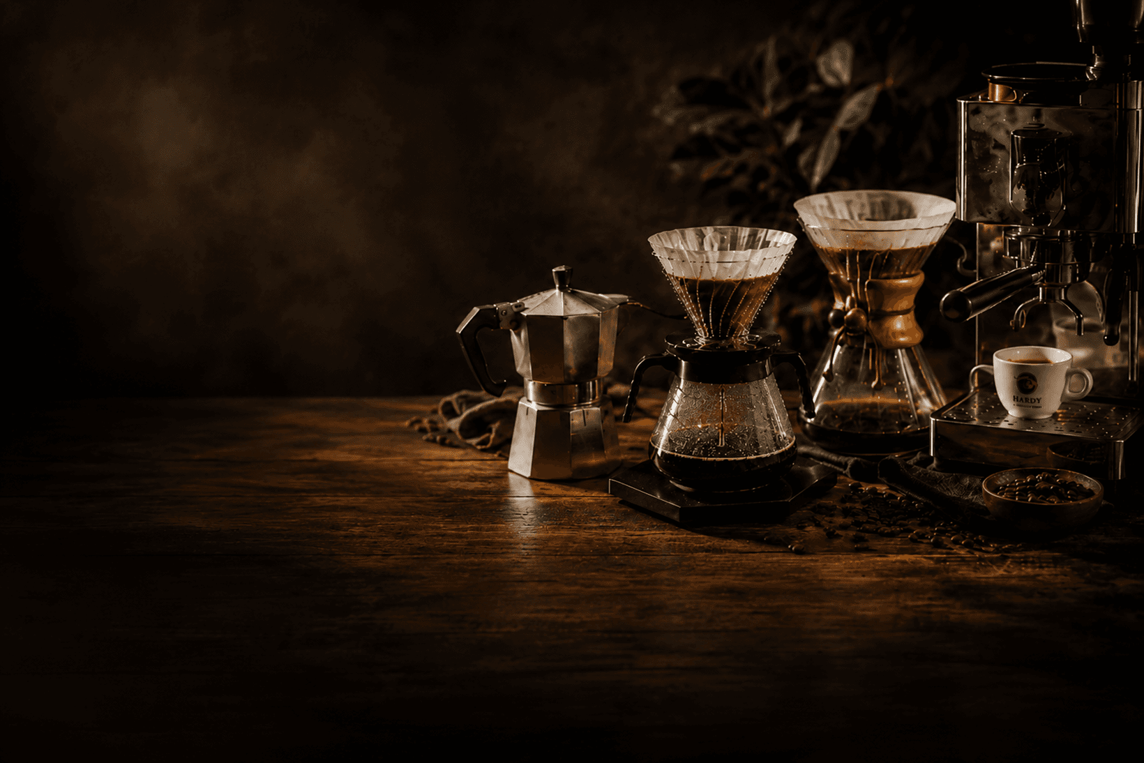 Metode de preparare a cafelei: Moka, filtru, V60, Chemex și Espresso
