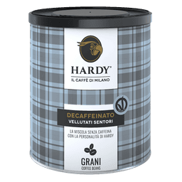 Caffè Hardy Decaffeinato — Lattina grani 250 g