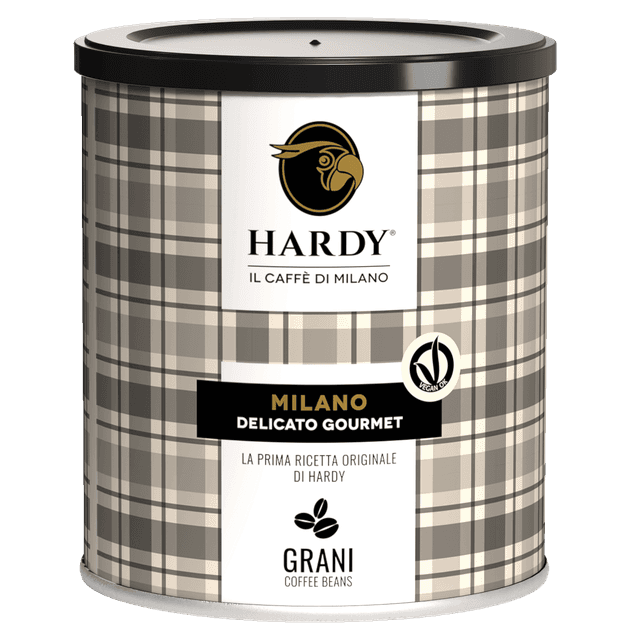Caffè Hardy Milano — Lattina grani 250 g