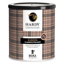 Caffè Hardy Europa — Lattina moka 250 g