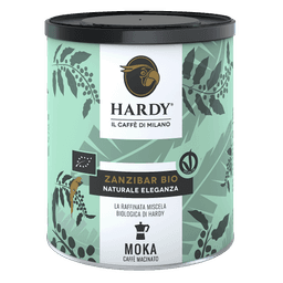 Caffè Hardy Zanzibar Bio — Lattina moka 250 g