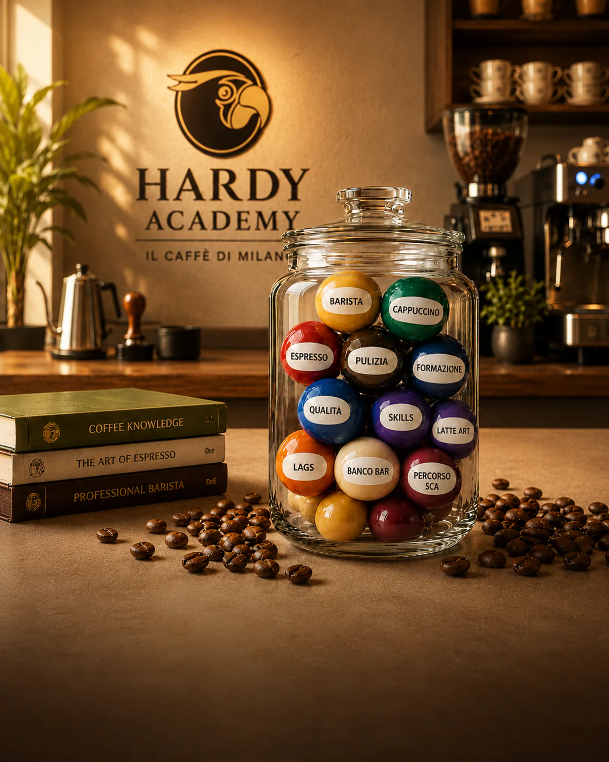 Hardy Coffee Academy — bar training