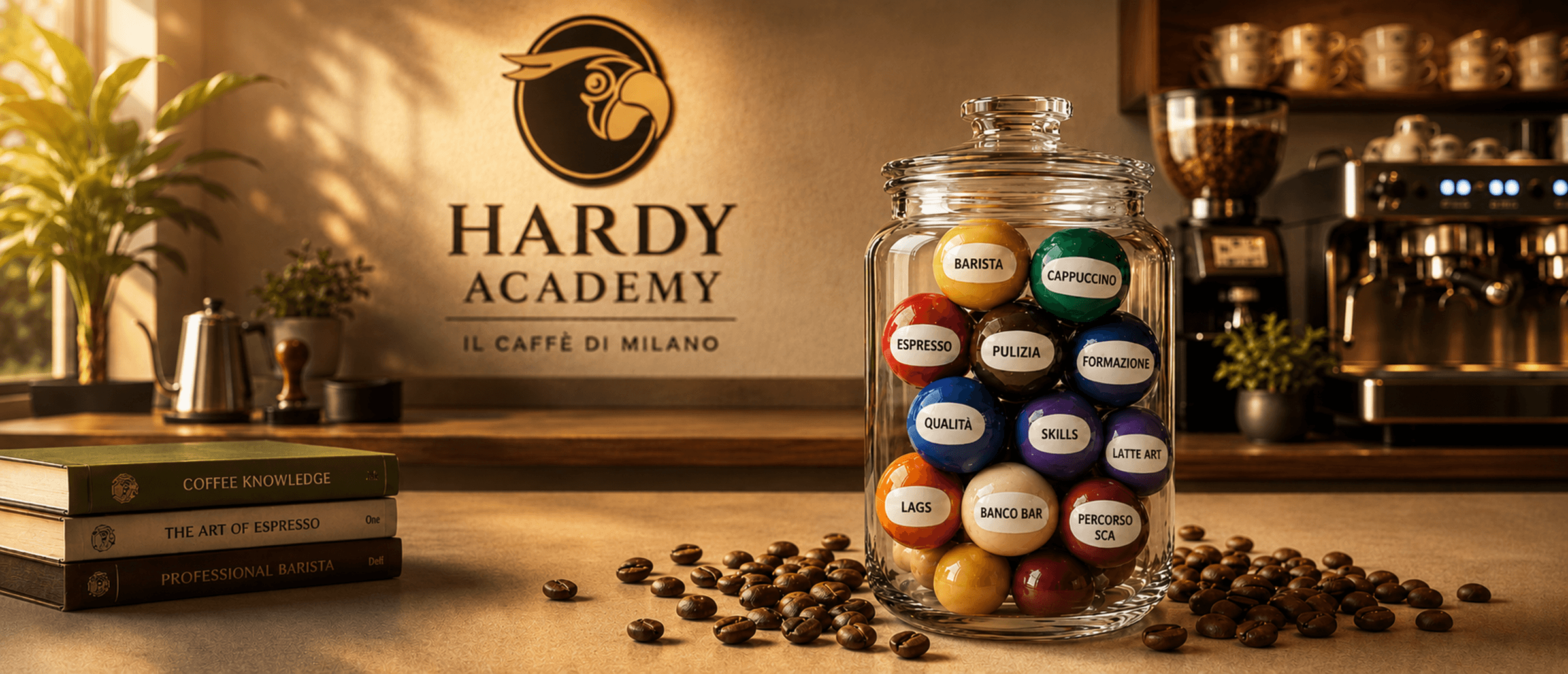 Hardy Coffee Academy — bar training