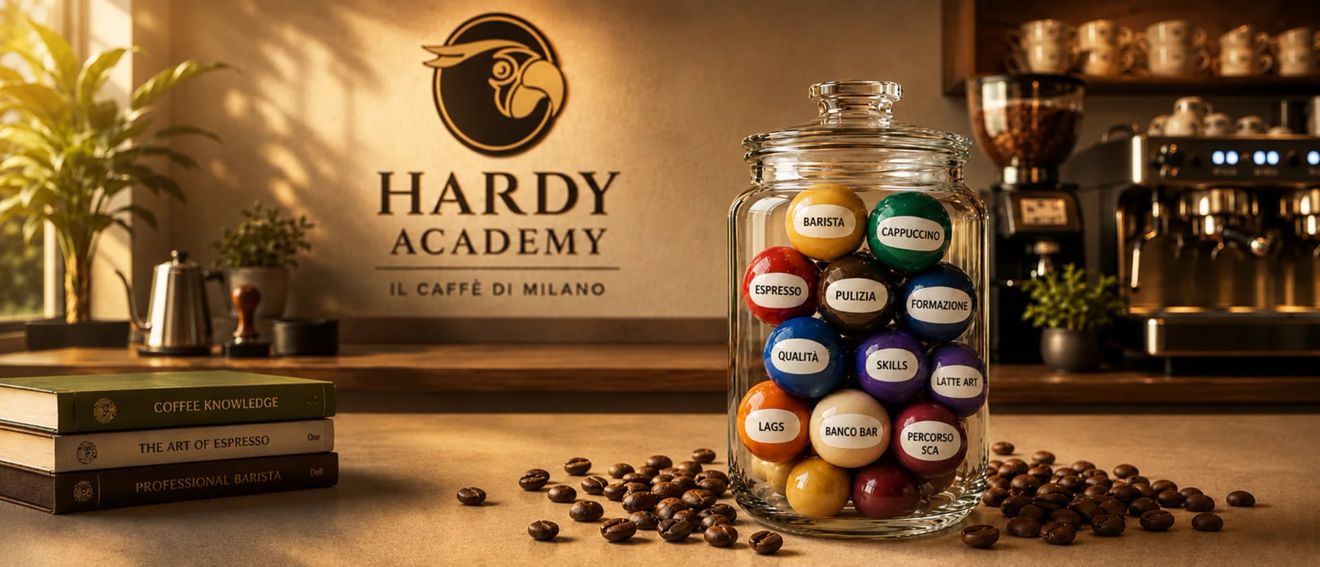 Hardy Coffee Academy — bar training