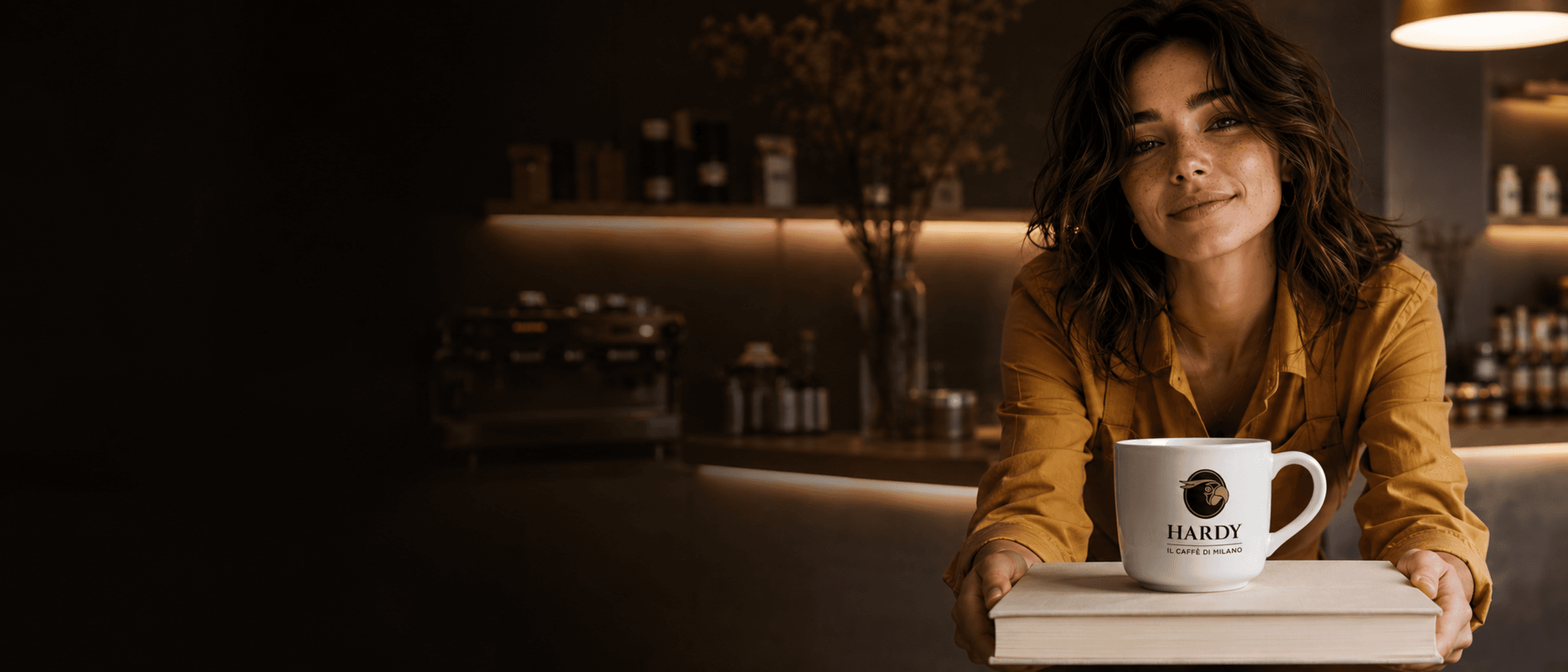 Barista la bar — serviciu espresso Hardy în Milano