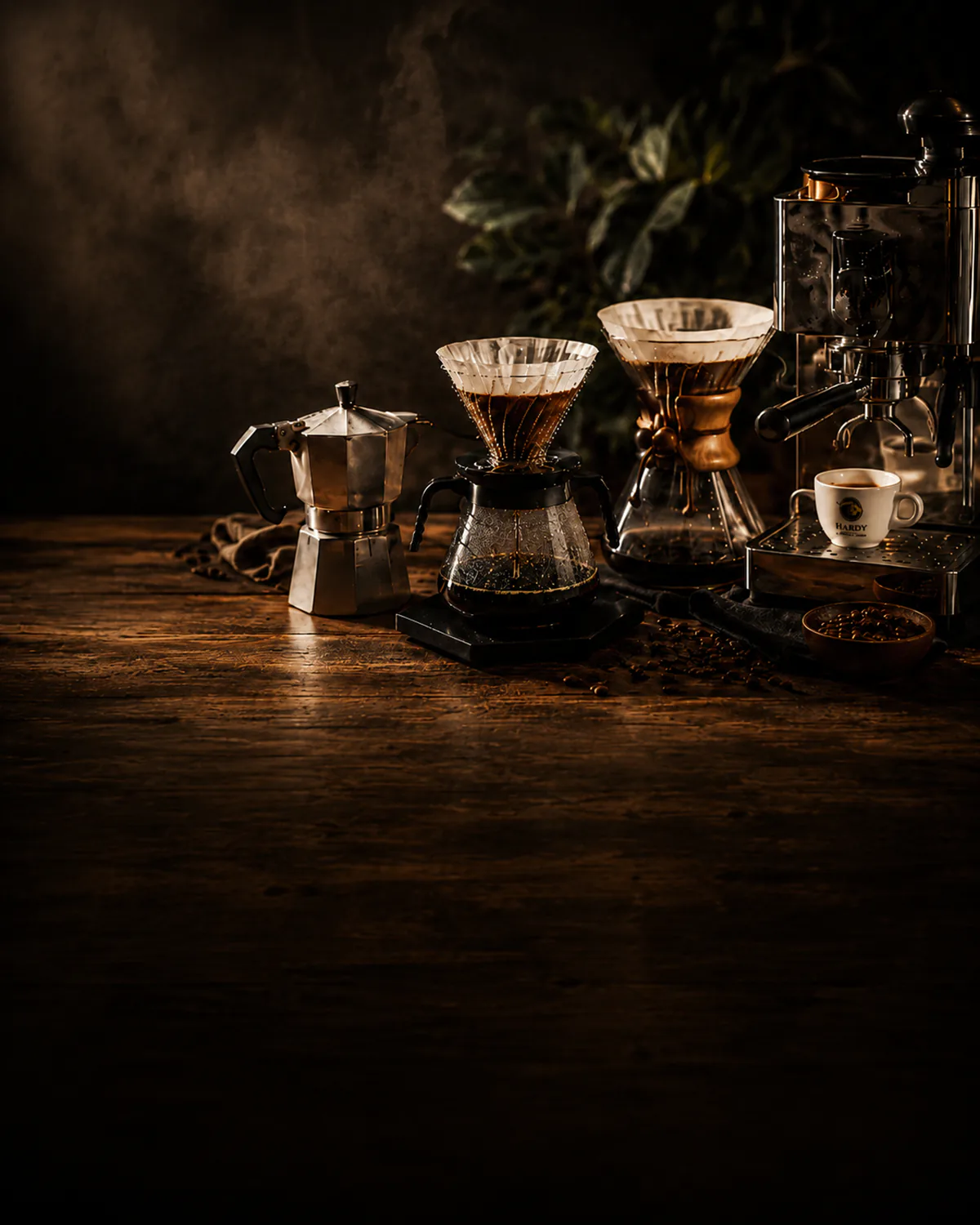 Metodi di preparazione del caffè: moka, V60, Chemex ed espresso