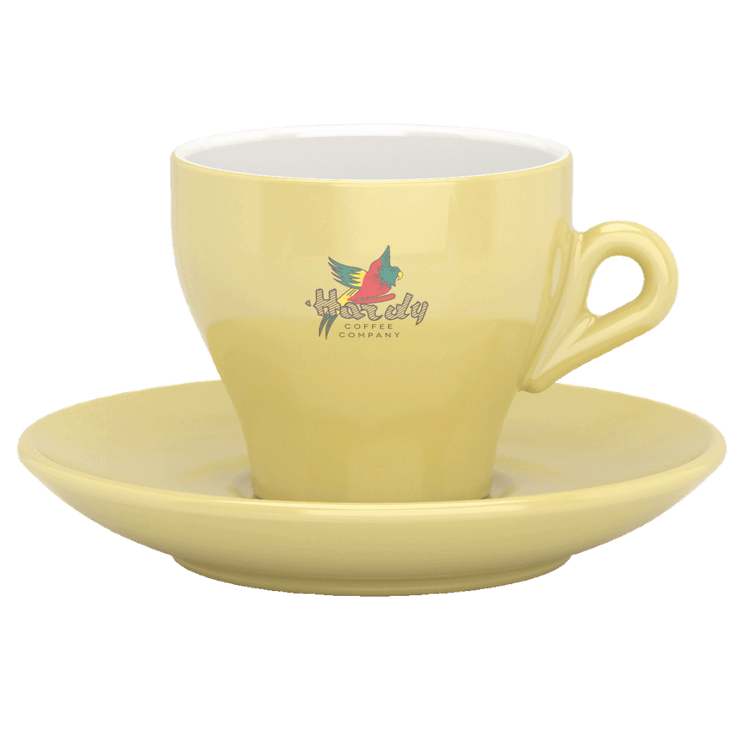 Cappuccino Cup Vintage 1954 Yellow Cappuccino cup