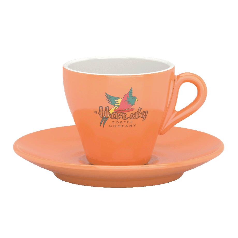 Coffee Cup Vintage 1954 Orange Coffee cup