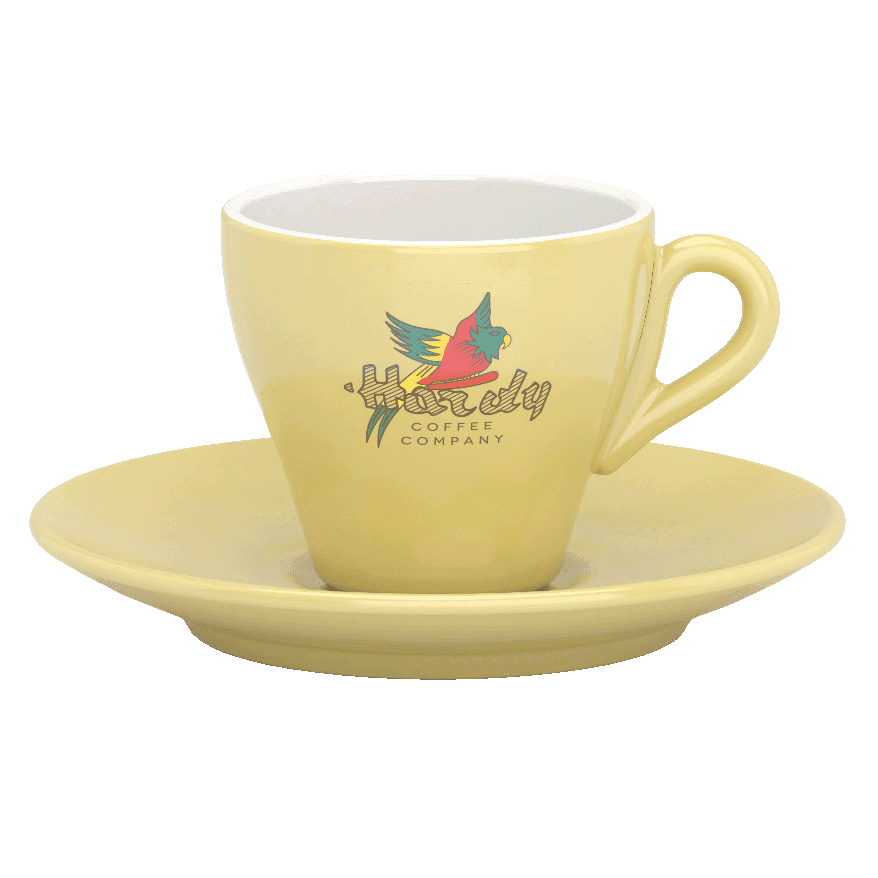 Coffee Cup Vintage 1954 Yellow Coffee cup