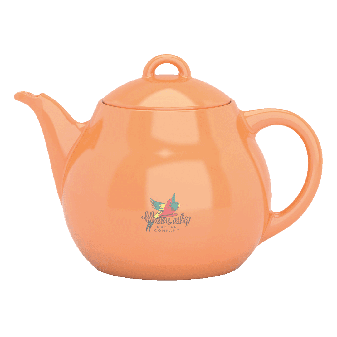 Tea Pot Vintage 1954 Orange Tea pot