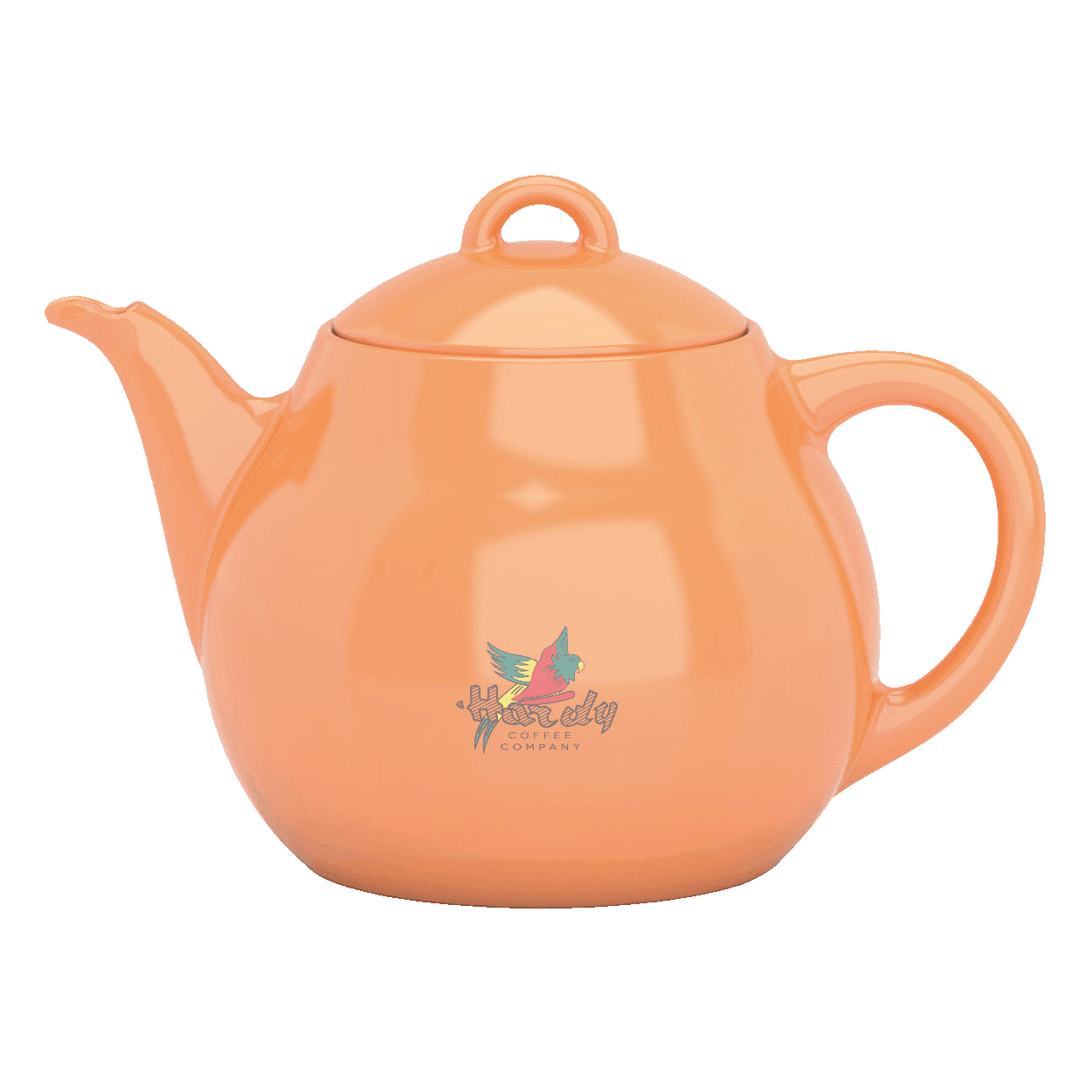 Caffè Hardy Tea Pot Vintage 1954 Orange