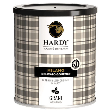 Caffè Hardy Milano — Lattina grani 250 g