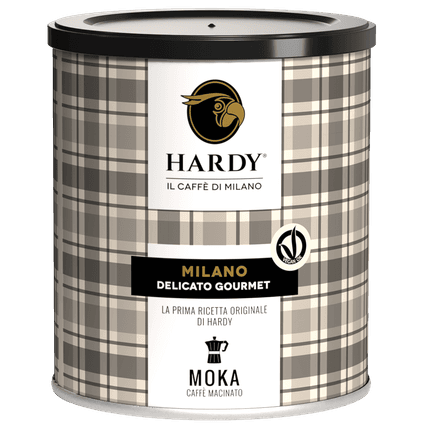 Caffè Hardy Milano — Lattina moka 250 g