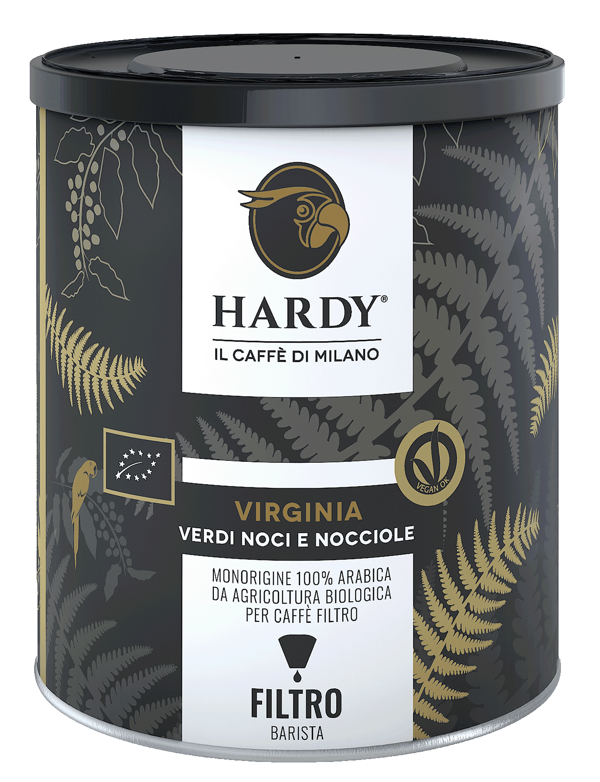 Caffè Hardy Virginia Filtro Bio — 250 g tin