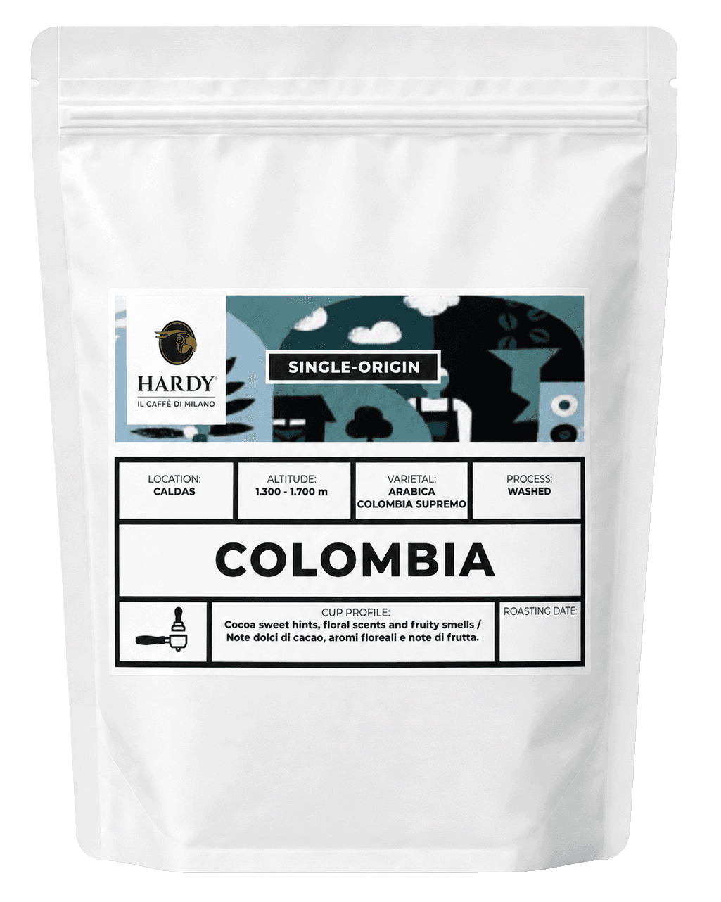 Caffè Hardy Colombia — Sáček 250 g