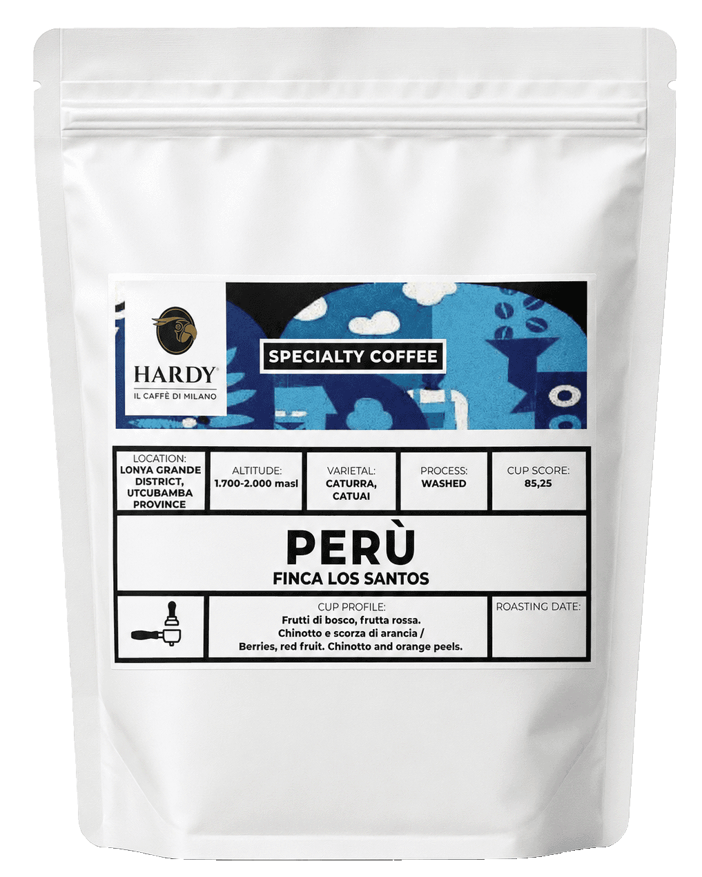 Caffè Hardy Perù Specialty — Sáček 250 g