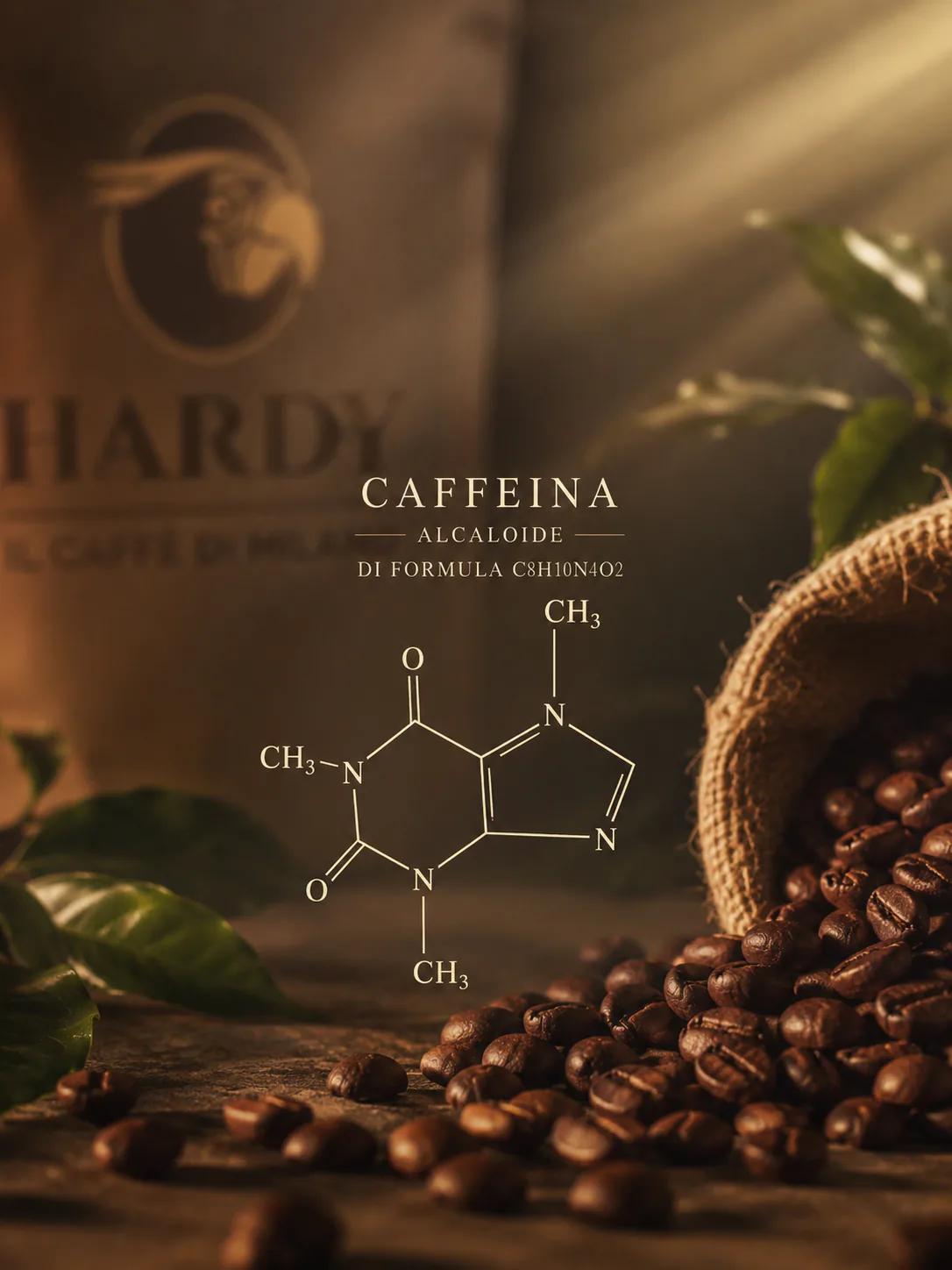 Caffè verde prima della tostatura