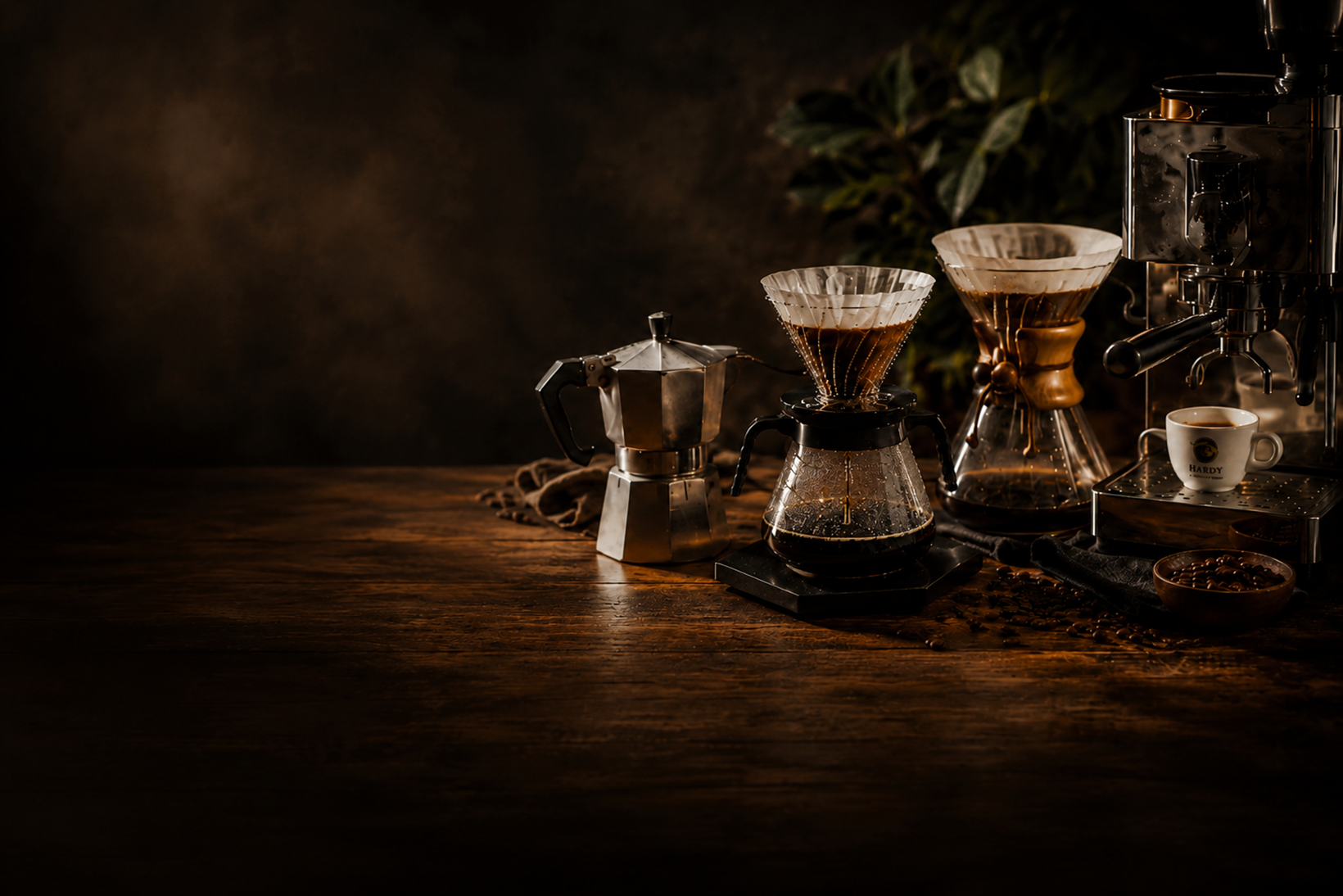 Kaffee-Zubereitungsmethoden: Moka, Filter, V60, Chemex und Espresso