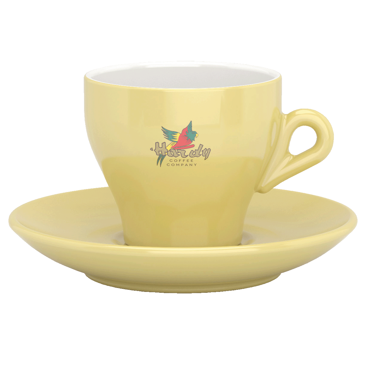 Cappuccino Cup Vintage 1954 Yellow Filiżanka cappuccino