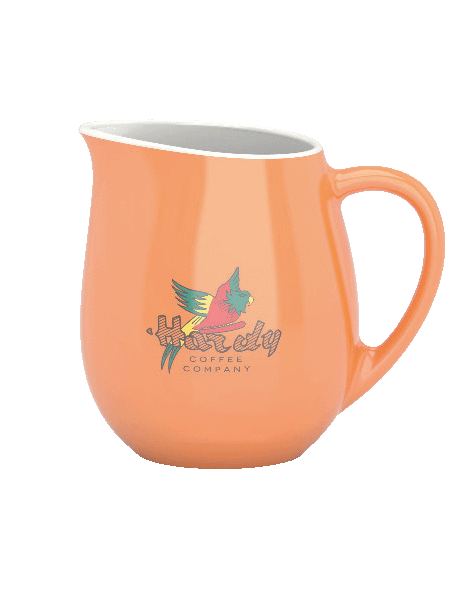 Milk Jug Vintage 1954 Orange Dzbanek do mleka