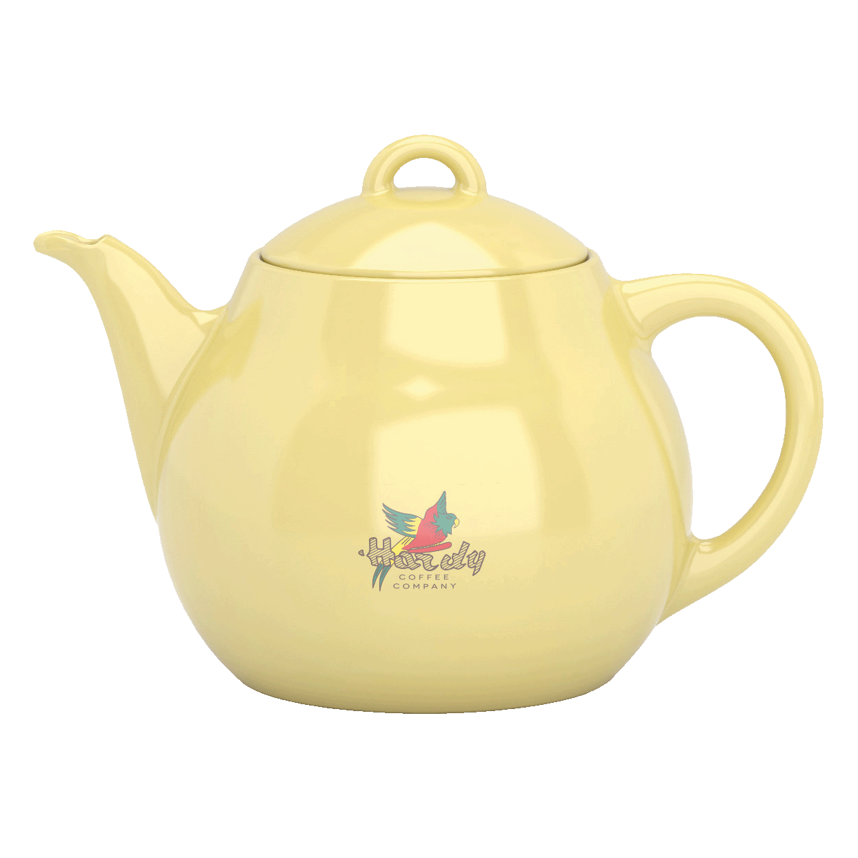 Caffè Hardy Tea Pot Vintage 1954 Yellow