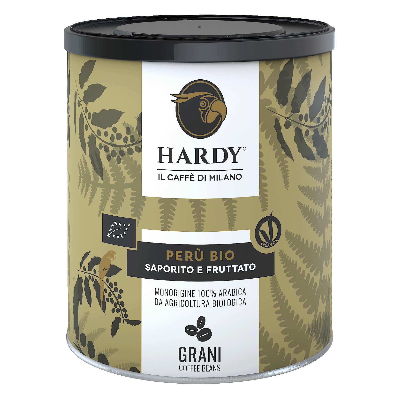 Caffè Hardy Perù Bio — Puszka ziaren 250 g