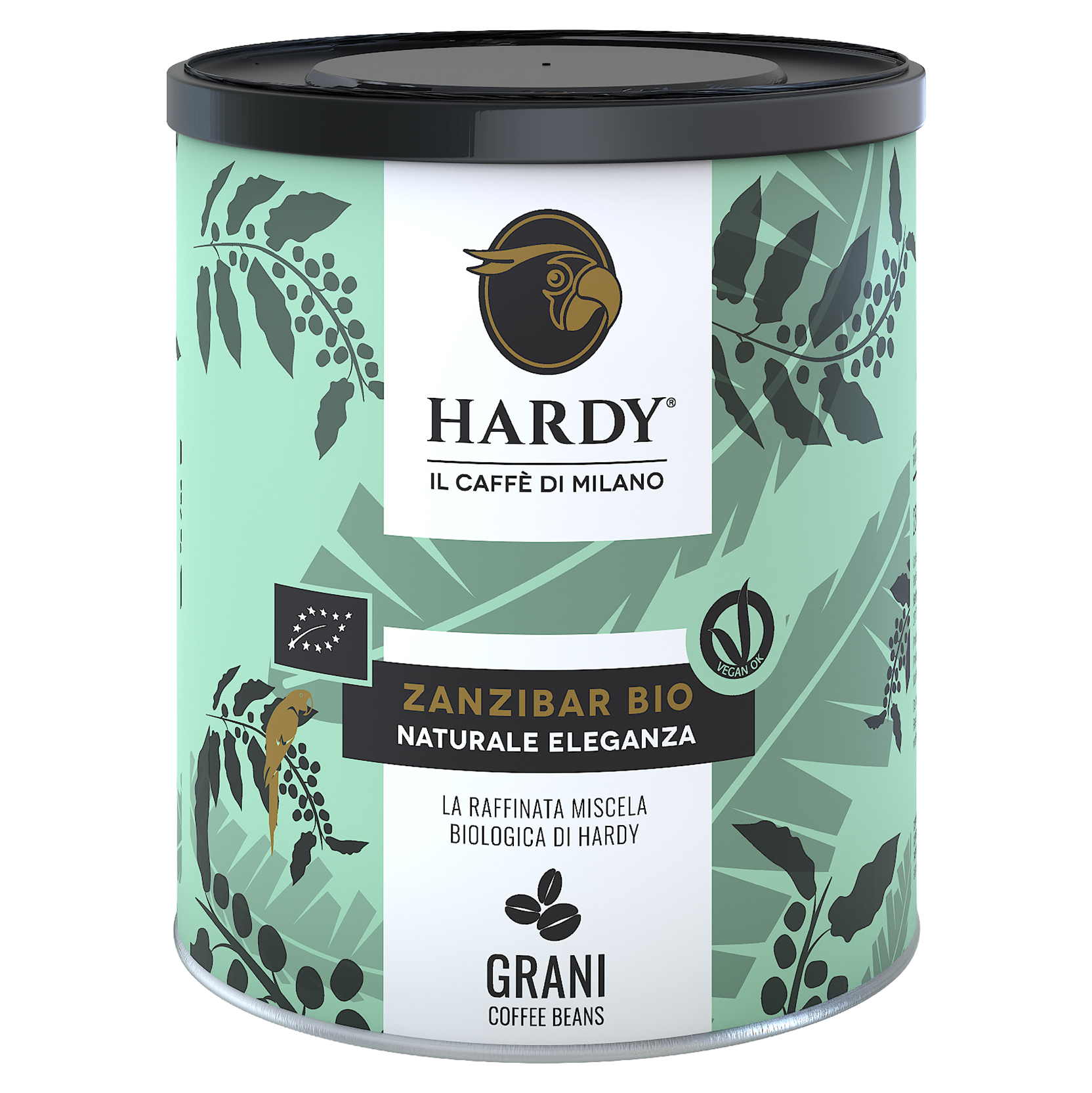 Caffè Hardy Zanzibar Bio — 250-g-Bohnendose