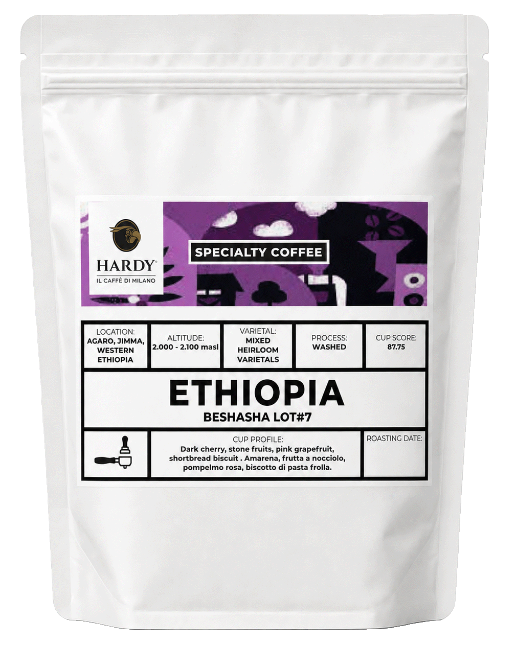 Caffè Hardy Ethiopia — Worek 250 g
